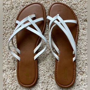 Palms white strappy thong sandal